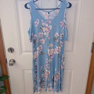 EUC Flowery Mid Length Dress